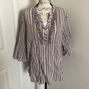 Liz & Me 3/4 sleeve tunic